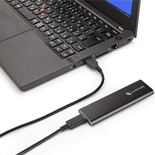 センチュリー システムクローンソフトウェア付USB3.2 Gen2接続 M.2 NVMe SSDケース CRAHKM2NVU32_FP |  | 02