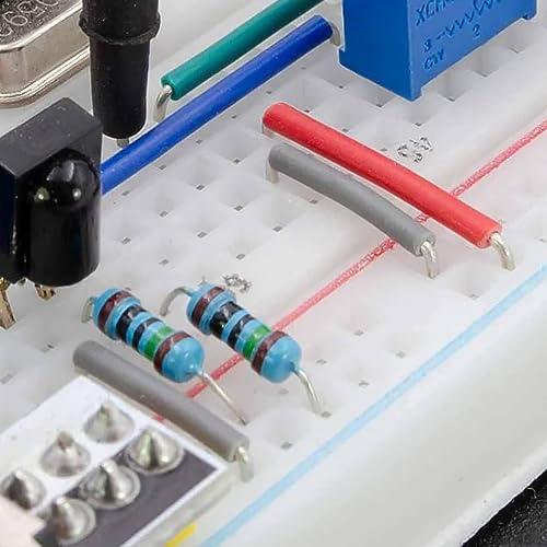 抵抗器 金属皮膜抵抗器 抵抗 セット 電子工作の基本部品 10R-1M抵抗 定格1/4W 30種各20本 600pc高精度 DIY 電子工作 電 |  | 04