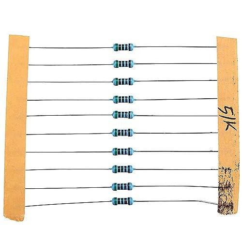 抵抗器 金属皮膜抵抗器 抵抗 セット 電子工作の基本部品 10R-1M抵抗 定格1/4W 30種各20本 600pc高精度 DIY 電子工作 電 |  | 06