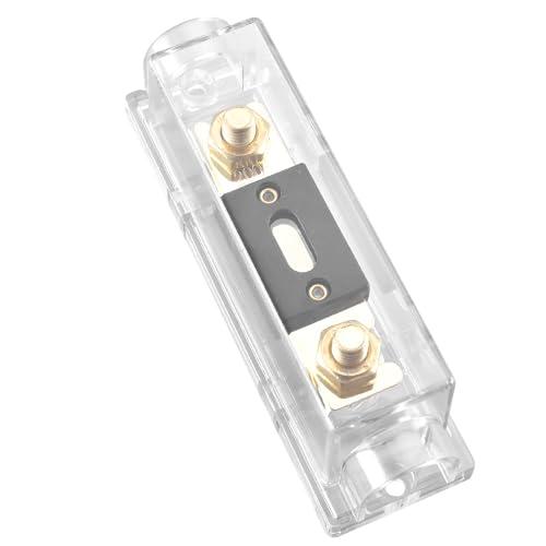 Heschen 車 ヒューズ線 ANL-200A 金色1個入りヒューズ付きヒューズホルダー，自動車 バイク オーディオサブウーファー 用品 |  | 02