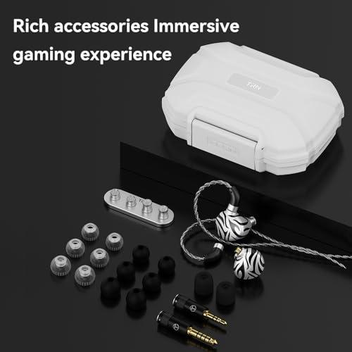 TRN WhiteTiger 白虎 2DD+1PD 平面駆動 イヤホン ハイレゾ モニターイヤホン 平面磁気ドライバー イヤーモニター 脱着式耳 |  | 07