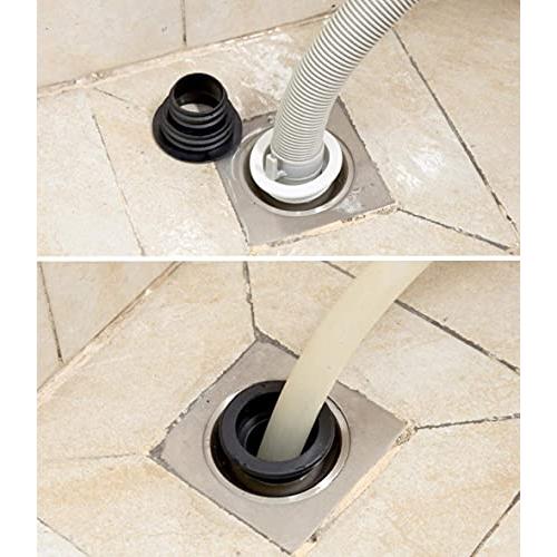 SITEDAN 防臭キャップ 洗濯機排水口 キャップ 排水口カバー 排水ホース用 洗濯機 キッチン 洗面台 防臭 防虫 2個セット (白) |  | 04