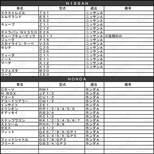 純正風 スイッチ ホンダ用 Aタイプ LEDイルミネーション付き プッシュスイッチ 汎用型 |  | 05