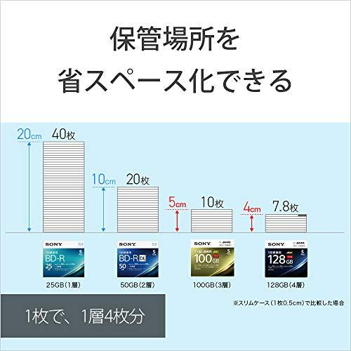 ソニーSONY 日本製 ブルーレイディスク BD-RE XL 100GB 1枚あたり地デジ約12時間 繰り返し録画用 3枚入り 2倍速ダビング対 |  | 08