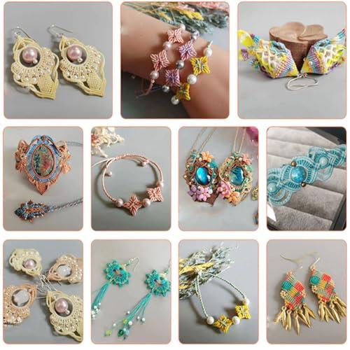 蝋引き糸 ロウビキ ワックスコード 蝋引き紐 極細 0.45mm 80M 5色セットレザークラフト工具 手縫い 編み 手芸 紐 DIY 糸 ろう |  | 06