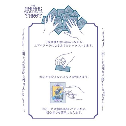 どうぶつタロット 初心者 向け タロットカード 占い 大アルカナ22枚 ウェイト版 タロット 説明カード付 |  | 06