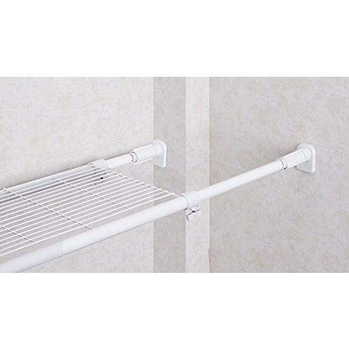 HEIAN SHINDO 突っ張り棚 強力タイプ メッシュ ホワイト 耐荷重30~15kg 幅143~182cm TAI-4 平安伸銅工業 |  | 03