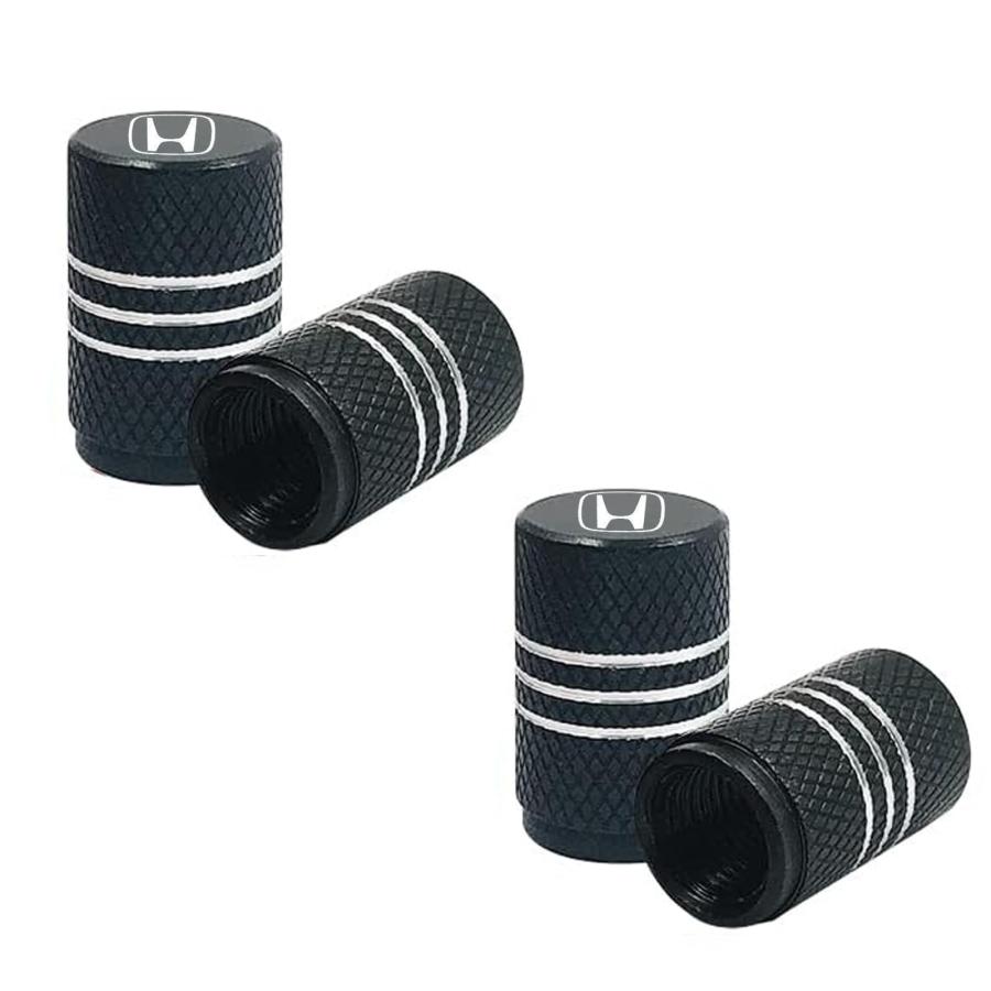 BTtime バルブステムキャップ 4個セット アルミニウム合金 タイヤ タイヤ エア バルブ キャップ 長期風化を防ぐ 防水 高級 アルマイト | 