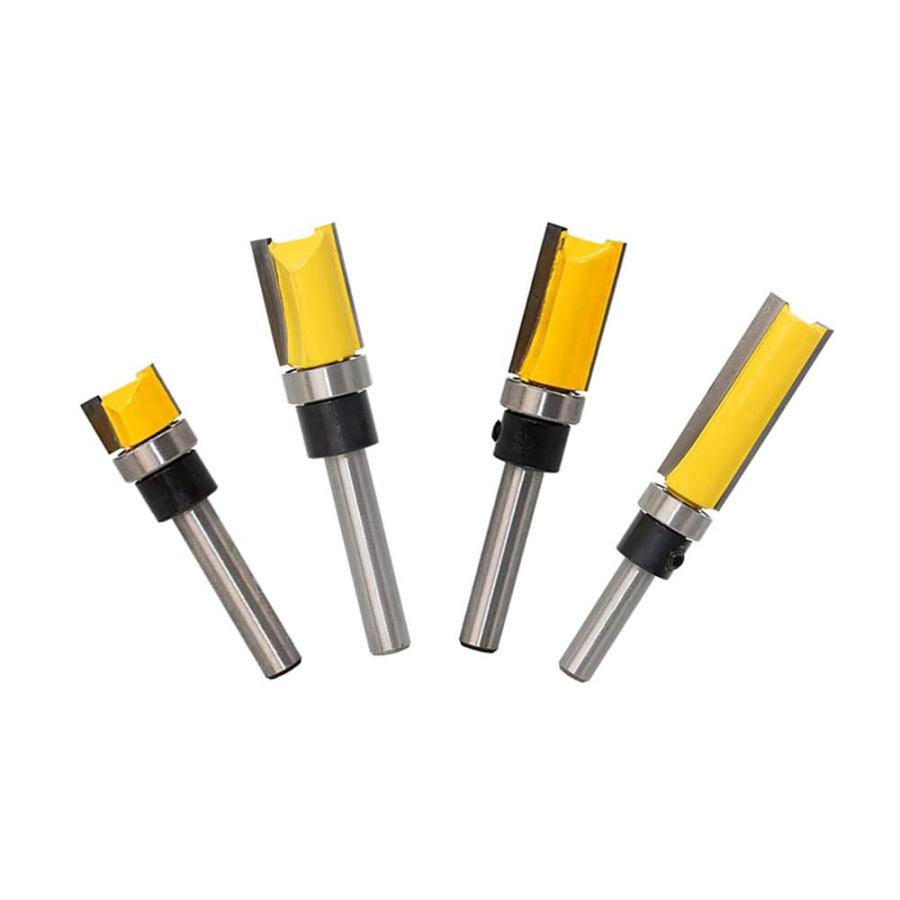 MEDUSHASHA トリマー ビット ストレートビット 4種セット 6.35mm