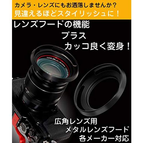 ZEROPORT JAPAN メタル レンズフード 49mm 各メーカー対応 広角レンズ用薄枠設計 ネジ込み式 フィルター径 49mm |  | 01