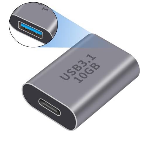 Duttek USB C to USB A 3.0中継アダプタ USB Cメス to USBメスアダプタ3.1 Gen2、USB Type C |  | 02