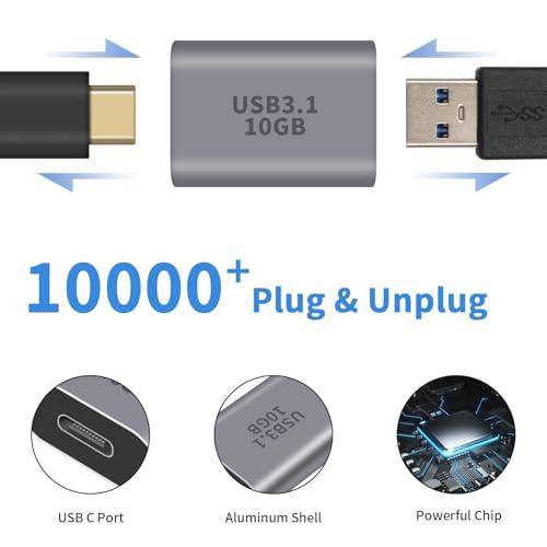Duttek USB C to USB A 3.0中継アダプタ USB Cメス to USBメスアダプタ3.1 Gen2、USB Type C |  | 03