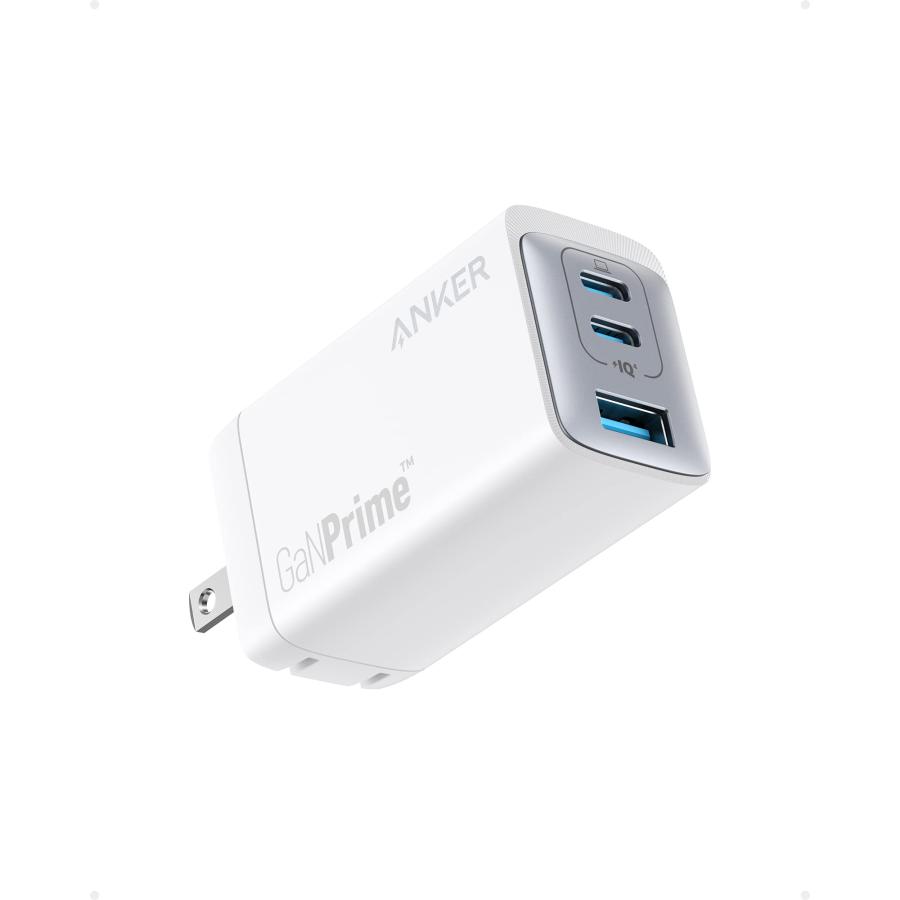Anker 735 Charger GaNPrime 65W USB PD 充電器 USB-A & USB-C 3ポート ホワイト | 
