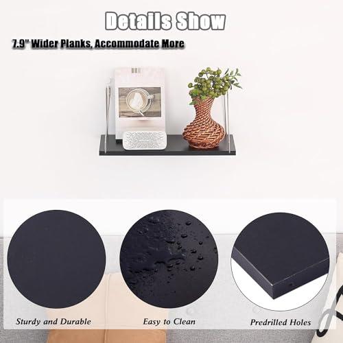 JUTOSU ウォールシェルフ オープンシェルフ 壁がけ棚 飾り棚 吊り棚 壁につける棚 壁面収納 壁を傷つけない 玄関 収納 ナチュラル ホワ |  | 03