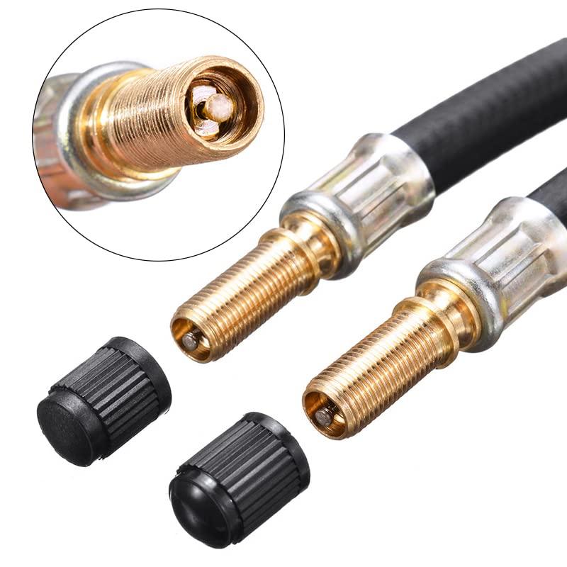 Kimlonton 2個入り 車 バイク 空気入れ延長エアーホース タイヤインフレーション エアーホース バイク ポンプ 車 バルブ タイヤエア |  | 05