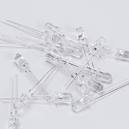 DiCUNO 発光ダイオード 5mm 7色 LEDダイオード 高速点滅 高輝度 円型頭部 RGB 透明ダイオードセット 100個入 |  | 03