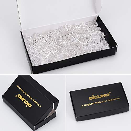 DiCUNO 発光ダイオード 5mm 7色 LEDダイオード 高速点滅 高輝度 円型頭部 RGB 透明ダイオードセット 100個入 |  | 04