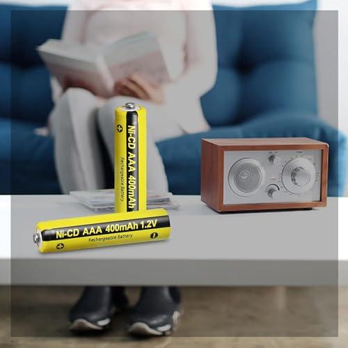 PKCELL 単4形充電池 1.2V ニカド充電池 NICD AAA 400mAh 安定した充電、強力な耐久性 10本入 |  | 03