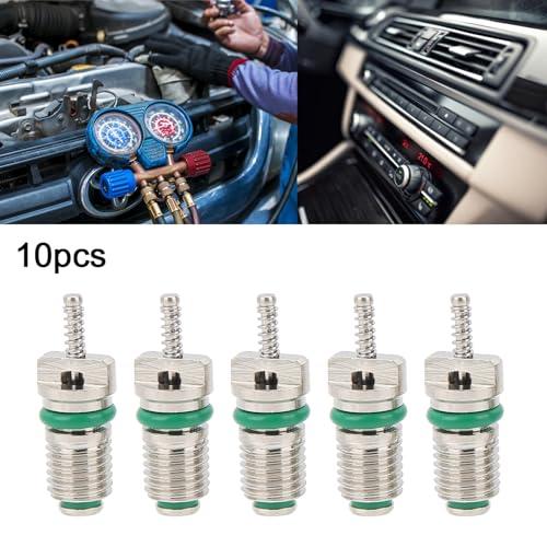Honiwu 10pcs エアコンバルブコア R134A カーエアコン 交換用 A/C R134Aバルブコアユニバーサル 修理用 高圧耐性 冷媒 |  | 01
