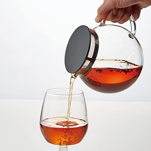 HARIOハリオ ジャンピングリーフポット ブラック 600ml 日本製 JPL-60-B |  | 01