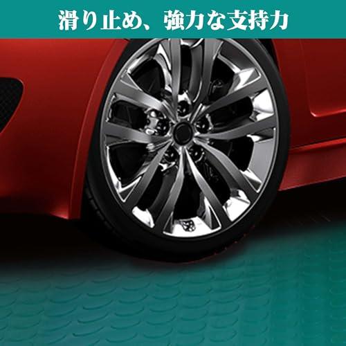 uyoyous ゴムマット ゴムシート 1m x 5m ガレージ マット 厚さ3mm トラック 表面滑り止め構造 天然ゴムシート巻き 工業用 車 |  | 05