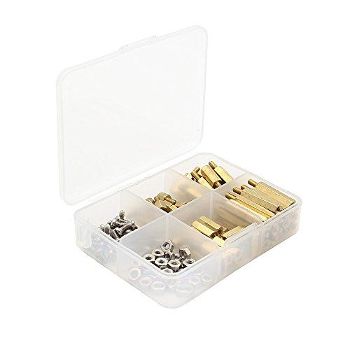 Geekworm Raspberry pi インストールツール M2.5シリーズ 六角真鍮スペーサー + スタンドオフ + ナット + ネジを含 |  | 03