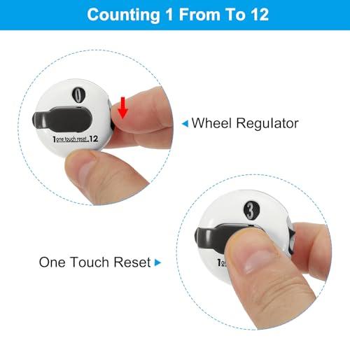 PATIKIL ゴルフスコアカウンター 3個セット ミニゴルフショットストロークアタッチメントカウンター クリッカークリップ ゴルファーグローブ |  | 02