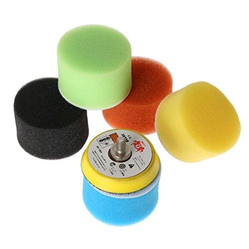 Dophee 16個入りセット カー研磨用 スポンジパッド バフ研磨 ポリッシャー用 マジックスポンジ 吸盤付き 多色 2インチ/50mm |  | 03