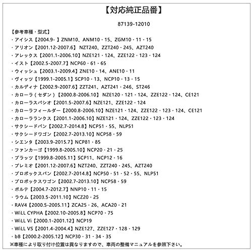 トヨタ車用 アイシス エアコンフィルター アリオン イスト ウィッシュ 10系 ヴィッツ NCP81・85 ポルテ bB NCP# RAV4 活 |  | 04