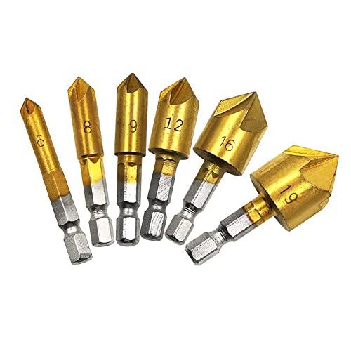 Amazon.co.jp: 1個 皿穴ドリルビット 60/90度面取り皿穴ドリル