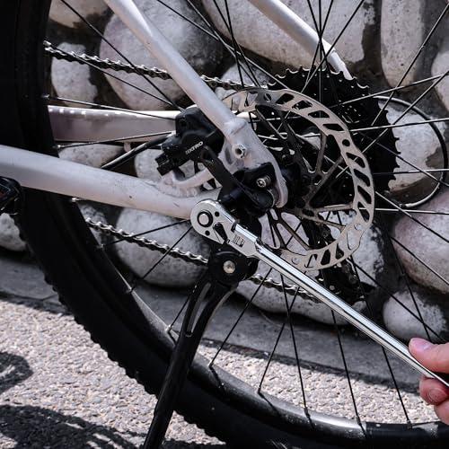 WORKPRO ラチェットハンドル ラチェットレンチ ソケットレンチ 差込角6.35mm ロング首振り型 全長305mm 回転方向切替簡単 速脱 |  | 08