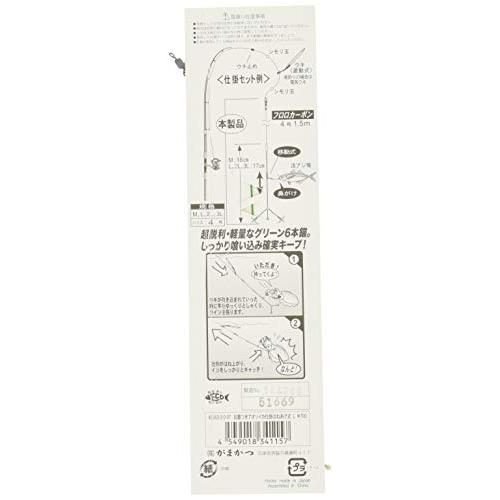 がまかつGamakatsu お墨付きアオリイカ仕掛ハネアゲ式 IK103 L. 45553-3-0-07 |  | 01
