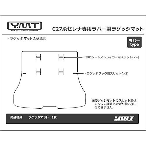 YMT セレナ e-power C27 ラバー製ラゲッジマットトランクマット C27-EP-R-LUG |  | 08