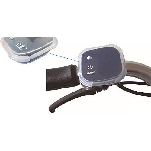 TSティーエス ハンドルスイッチカバー 電動自転車手元スイッチ用 シリコン製 ブリヂストン専用タイプ 透明 |  | 01