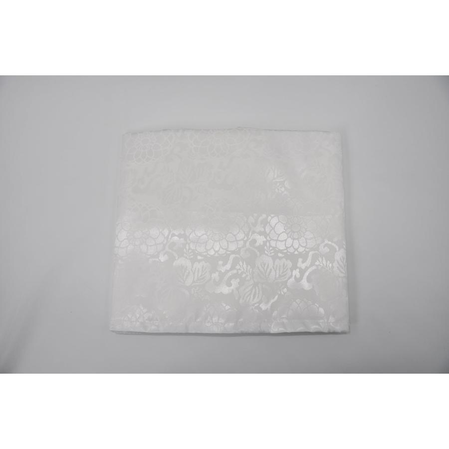 のんびり♥アンティーク衣装盆、乱れ箱　三段棚　　★ 三段祭壇のカバー 後飾り 幅90cm 白布 盆棚 精霊棚 お盆用木製