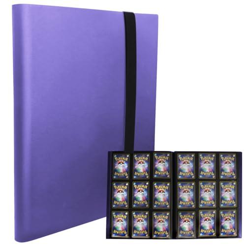 MONO ZACK カードファイル トレカ バインダー 360枚収納 カードケース ファイル スリーブ対応 紫 | 