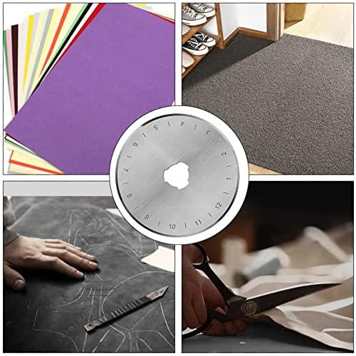 DFsucces ロータリー カッター替刃 直径45mmの円形刃 マルカッター円形ブレード 目盛りつく 円形刃 収納ケース付き 10枚セット |  | 05