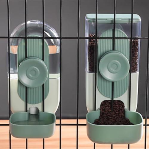 自動給餌器 自動給水器 ペット用 2個セット 蓋付き 犬 猫 小動物 自動餌器 ケージ固定 大容量 吊り下げ重力給水器 転倒防止 漏れ防止プルー |  | 07