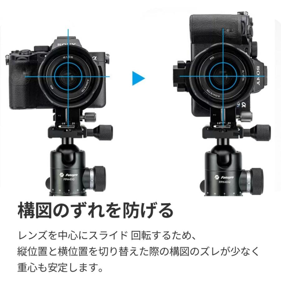 Fotopro 縦横変換プレート 回転 X-Rotator75 GY 373162 |  | 03