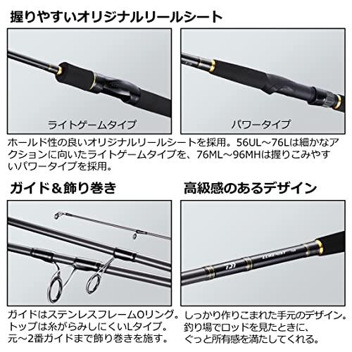 ダイワDAIWA 万能ルアーアジング・メバリングロッド ルアーニスト 74UL