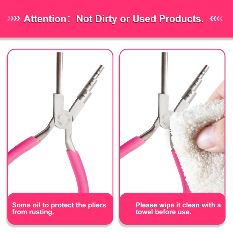 LEONTOOL 3 in 1 ワイヤーループペンチ 丸ペンチ ラウンドノーズプライヤー 5mm 7mm 10mm 丸やっとこ 丸ヤットコ ワイ |  | 06