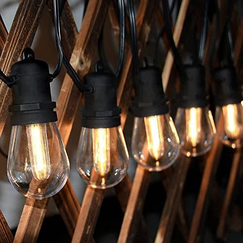 Benature ストリングライト 屋外 防雨型 延長コード スイッチ付き 14.8m LED電球 16個 電球色相当 PC素材 破損しにくい |  | 04