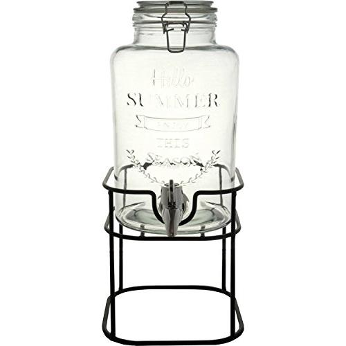 リビングLiving ガラス ジャグ キーパー ドリンクサーバー 3.0L スタンド付属 | 