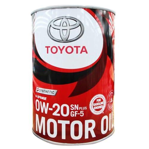 TOYOTAトヨタ エンジンオイル トヨタ純正 モーターオイル 0W-20 SP 合成油 1L 08880-14306 | 