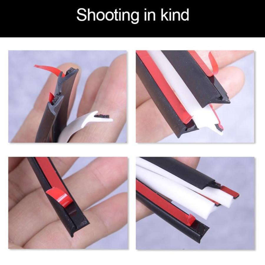 車用モール 5m 5mm*7mm T字型 汎用 隙間埋め エアロモール ヘッドライト ドア 風切り音防止 気密性アップ 防? 装飾用 ゴムシール |  | 03