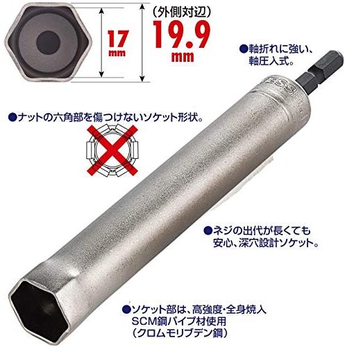 ベッセルVESSEL レースウェイ ソケット 対辺17×300mm KAR201730 |  | 02