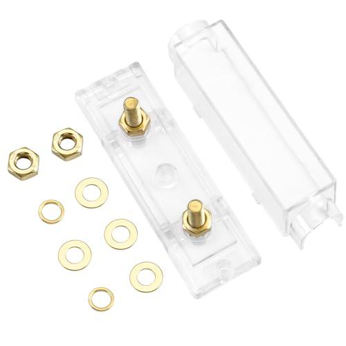 Heschen 車 ヒューズ線 80A ANL-80A 金色1個入りヒューズ付きヒューズホルダー，自動車 バイク オーディオサブウーファー 用品 |  | 06