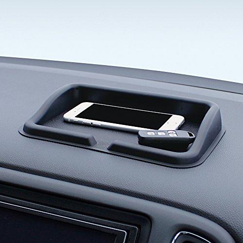 槌屋ヤックTsuchiya Yac 車内用品 ノンスリップマット ダッシュボードソフトトレイ ブラック 220×150mm PZ-728 |  | 01