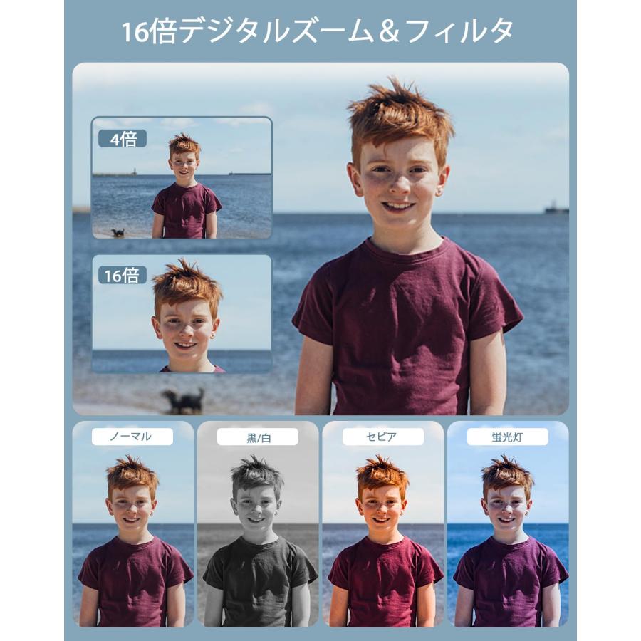 Lecran デジタルカメラ デジカメ 4400万画素 1080P動画撮影