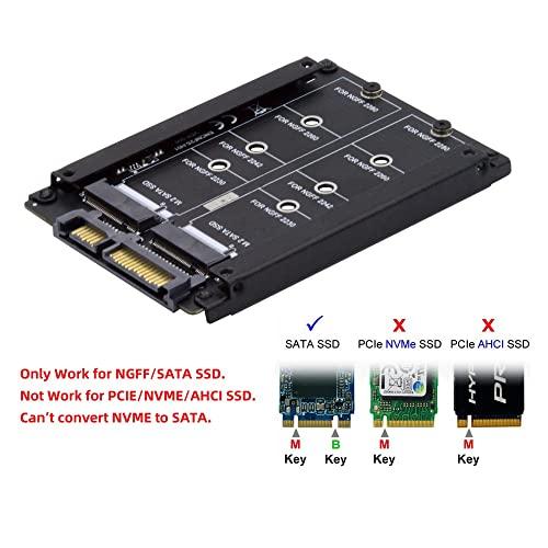 Cablecc デュアルNGFF B+M Key M.2 SSDカード JBOD Raid0 スパンブリッジから2.5インチSATAコンボHDD |  | 03